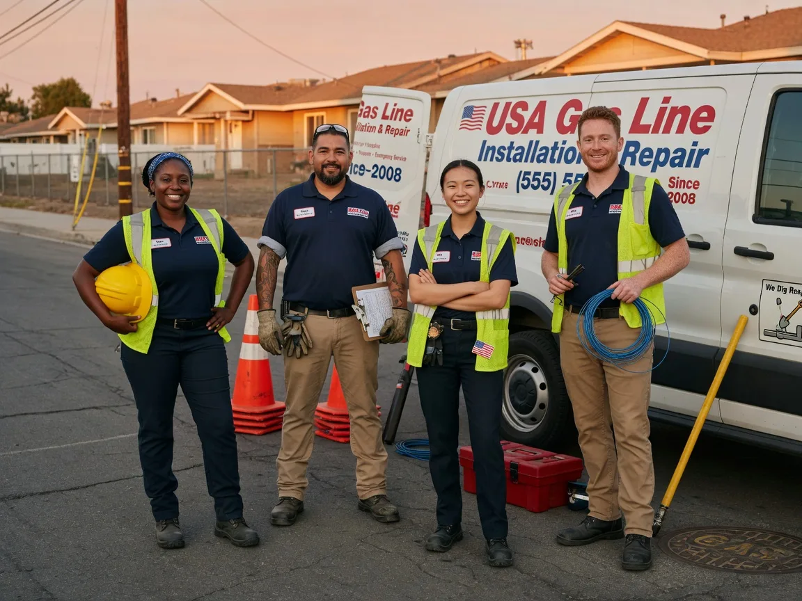 Gas Line Installation company in Vega, TX